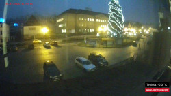 Střed obce Rokytnice nad Jizerou