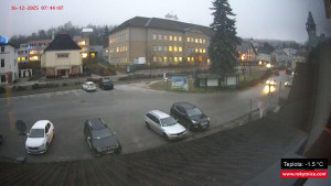 Město Rokytnice nad Jizerou - Střed obce Rokytnice nad Jizerou - 16.12.2025 v 07:45 Město Rokytnice nad Jizerou - Střed obce Rokytnice nad Jizerou - 16.12.2025 v 07:45