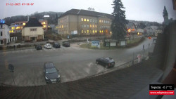 Střed obce Rokytnice nad Jizerou