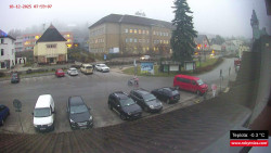 Střed obce Rokytnice nad Jizerou