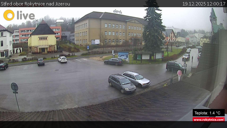 Město Rokytnice nad Jizerou - Střed obce Rokytnice nad Jizerou - 19.12.2025 v 12:00