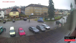 Střed obce Rokytnice nad Jizerou