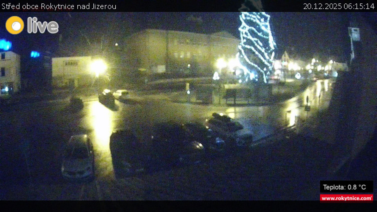 Město Rokytnice nad Jizerou - Střed obce Rokytnice nad Jizerou - 20.12.2025 v 06:15