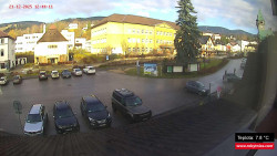 Střed obce Rokytnice nad Jizerou