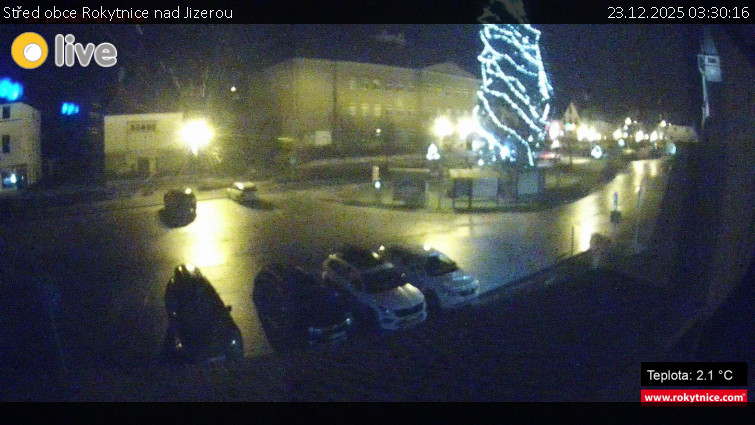 Město Rokytnice nad Jizerou - Střed obce Rokytnice nad Jizerou - 23.12.2025 v 03:30