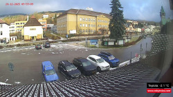 Střed obce Rokytnice nad Jizerou