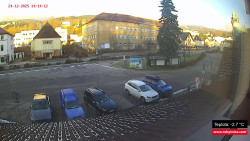 Střed obce Rokytnice nad Jizerou