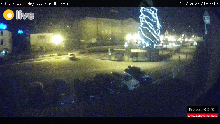 Město Rokytnice nad Jizerou - Střed obce Rokytnice nad Jizerou - 24.12.2025 v 21:45