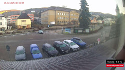 Střed obce Rokytnice nad Jizerou