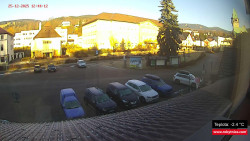 Střed obce Rokytnice nad Jizerou