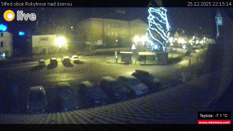 Město Rokytnice nad Jizerou - Střed obce Rokytnice nad Jizerou - 25.12.2025 v 22:15