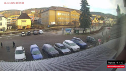 Střed obce Rokytnice nad Jizerou