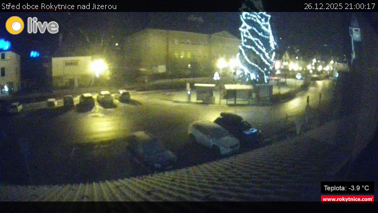 Město Rokytnice nad Jizerou - Střed obce Rokytnice nad Jizerou - 26.12.2025 v 21:00