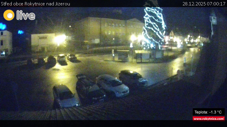 Město Rokytnice nad Jizerou - Střed obce Rokytnice nad Jizerou - 28.12.2025 v 07:00