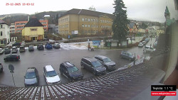 Střed obce Rokytnice nad Jizerou