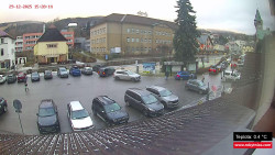 Střed obce Rokytnice nad Jizerou