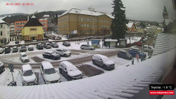 Střed obce Rokytnice nad Jizerou