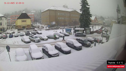 Střed obce Rokytnice nad Jizerou