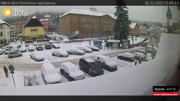 Město Rokytnice nad Jizerou - Střed obce Rokytnice nad Jizerou - 31.12.2025 v 15:45