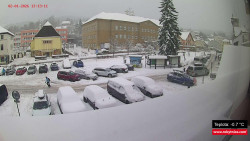 Střed obce Rokytnice nad Jizerou