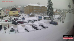 Střed obce Rokytnice nad Jizerou