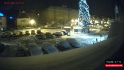 Střed obce Rokytnice nad Jizerou