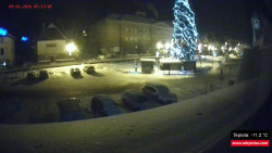 Střed obce Rokytnice nad Jizerou