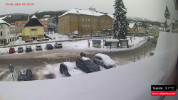 Střed obce Rokytnice nad Jizerou