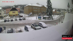 Střed obce Rokytnice nad Jizerou