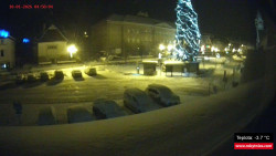 Střed obce Rokytnice nad Jizerou