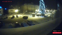 Střed obce Rokytnice nad Jizerou