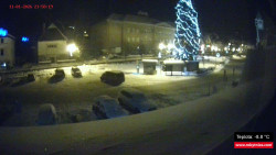 Střed obce Rokytnice nad Jizerou