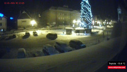 Střed obce Rokytnice nad Jizerou