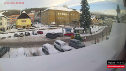 Střed obce Rokytnice nad Jizerou