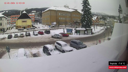 Střed obce Rokytnice nad Jizerou