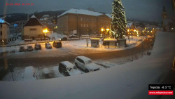 Střed obce Rokytnice nad Jizerou