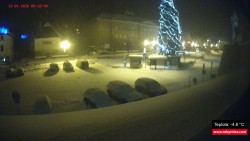 Střed obce Rokytnice nad Jizerou