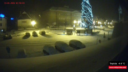 Střed obce Rokytnice nad Jizerou