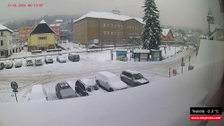 Střed obce Rokytnice nad Jizerou