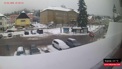 Střed obce Rokytnice nad Jizerou