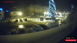 Střed obce Rokytnice nad Jizerou