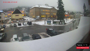 Město Rokytnice nad Jizerou - Střed obce Rokytnice nad Jizerou - 15.1.2026 v 07:45