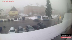 Střed obce Rokytnice nad Jizerou