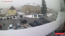 Střed obce Rokytnice nad Jizerou