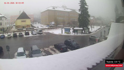 Střed obce Rokytnice nad Jizerou