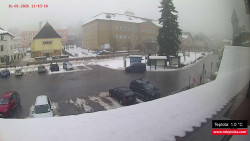 Střed obce Rokytnice nad Jizerou