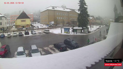 Střed obce Rokytnice nad Jizerou