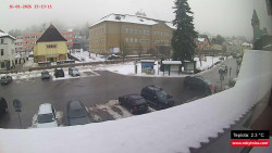 Střed obce Rokytnice nad Jizerou