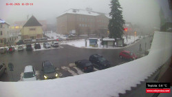 Střed obce Rokytnice nad Jizerou