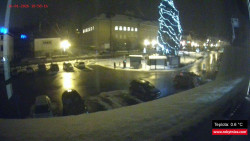 Střed obce Rokytnice nad Jizerou